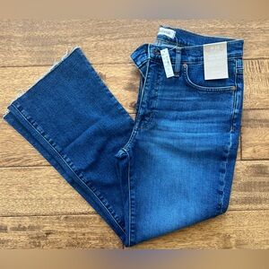 Madewell mid-rise kick out jean. Never worn. New, with tags.